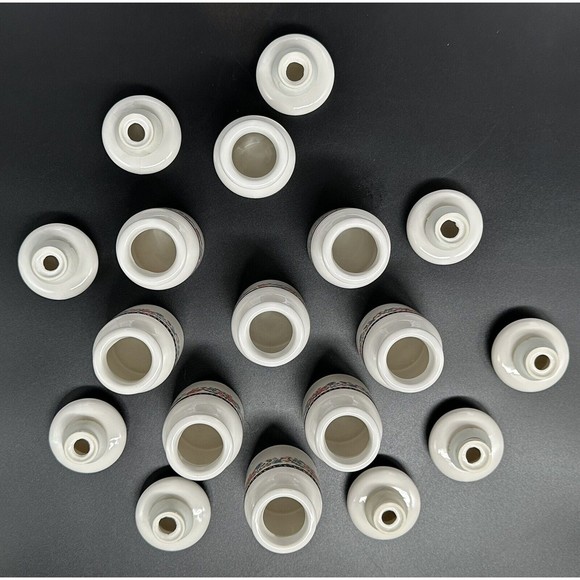 Rare Vintage Claremore by Sango Bubble Top Apothecary Jars  Set of 9 Spice Jars - Picture 11 of 12